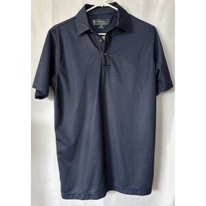 Men's Pebble Beach Dry Luxe Performance‎ Polo, Small, Blue